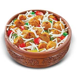 Soya Chunks Fried Rice