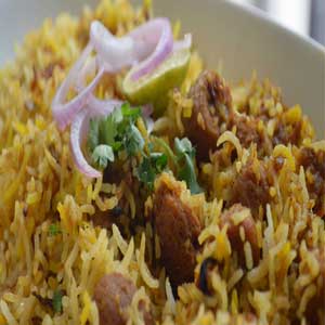 Soya Chunks Veg Biryani Recipe